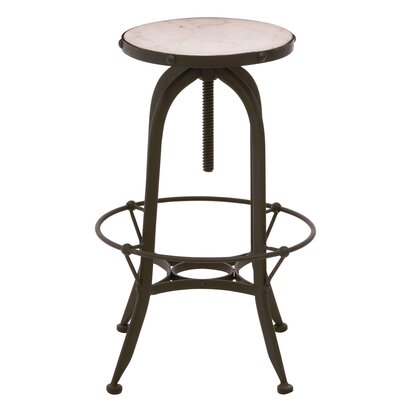 Unaowod Black And White Finish Bar Stool