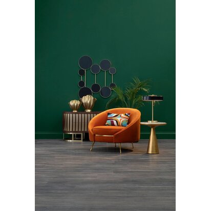 Brierwick Marble and Gold Round Side Table