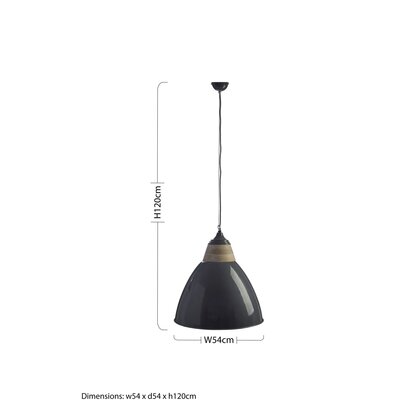 Meliaham Grey Extra Large Pendant Light