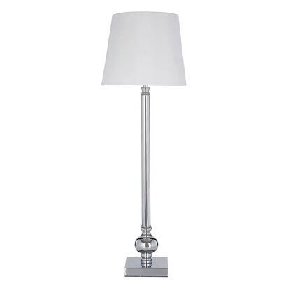 Renihurst Table Lamp With Off White Silk Shade