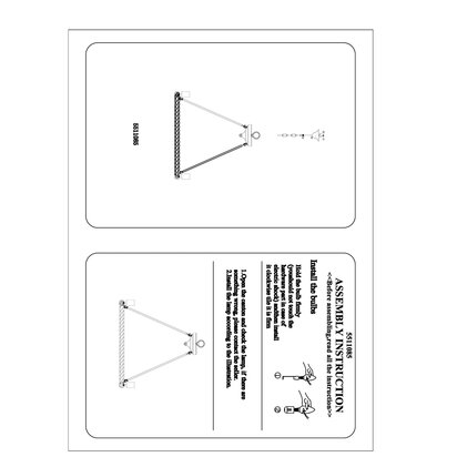 Viowana 6 Bulb Chandelier