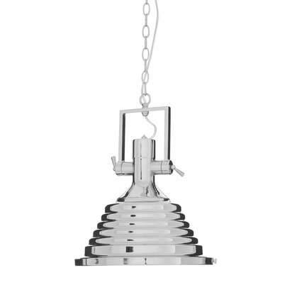 Vioarvale Medium Chrome Pendant Light