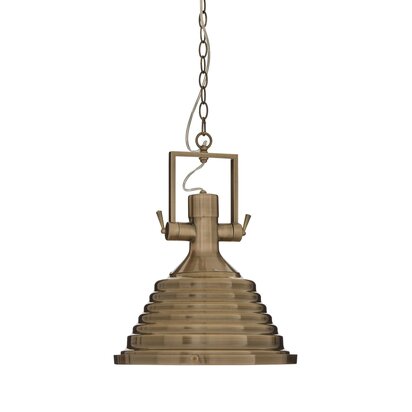 Vioarvale Medium Antique Brass Pendant Light