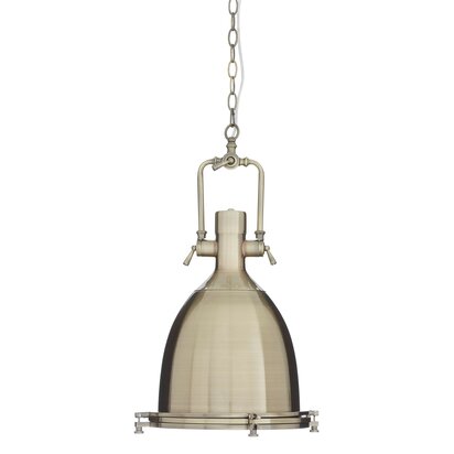 Vioarvale Large Antique Brass Pendant Light