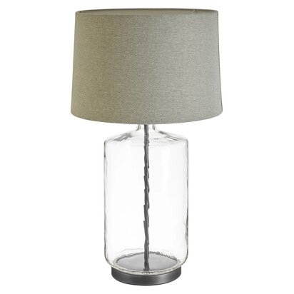 Ivyerdale Table Lamp With Grey And Black Shade