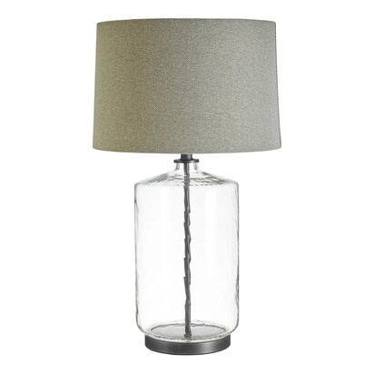 Ivyerdale Table Lamp With Grey And Black Shade