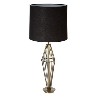 Emelana Antique Brass Table Lamp