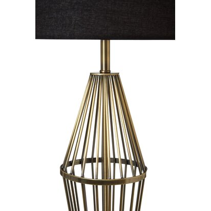 Emelana Antique Brass Table Lamp