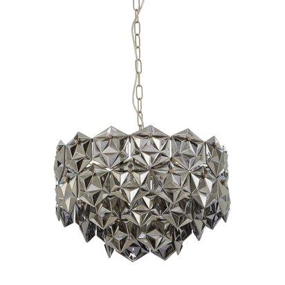 Mariham Smoked Grey Glass Chandelier