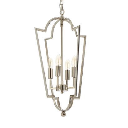 Monowana Nickel Plated Tapered Chandelier