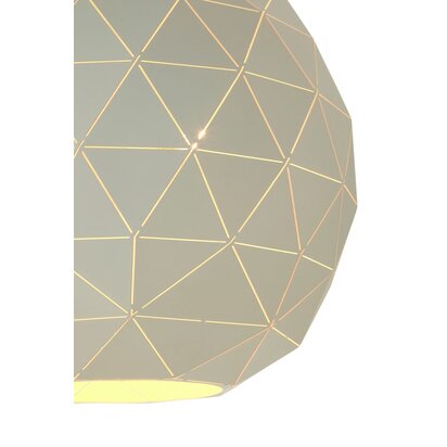 Wesoelle Large White Pendant Light