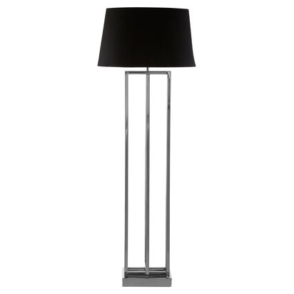 Monarora Nickel Finish Rectangular Floor Lamp