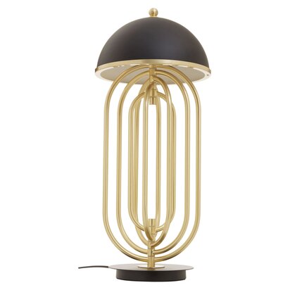Selowridge Table Lamp With Black Shade