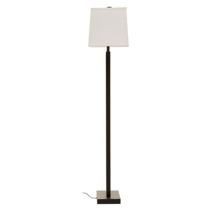Wilurose Black and White Floor Lamp