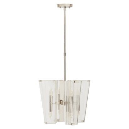 Corarelle Nickel Finish Pendant Light