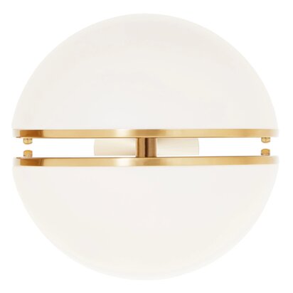 Abira Brushed Brass Ball Wall Light