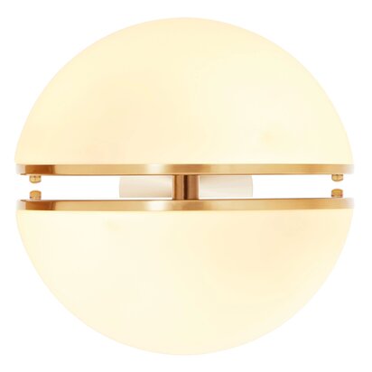 Abira Brushed Brass Ball Wall Light