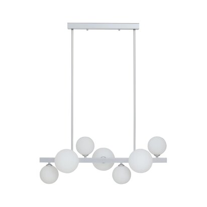 Brienwod Chrome Finish 7 Light Statement Pendant Light