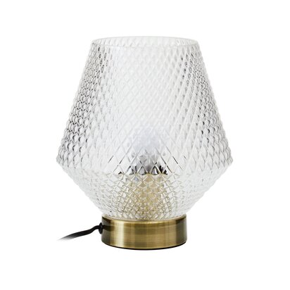 Leoiaford Clear Glass Table Lamp