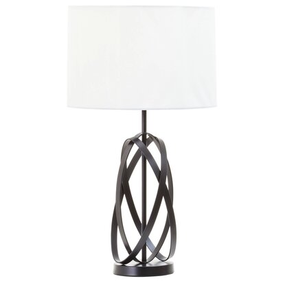 Brielbury Black Cross Table Lamp