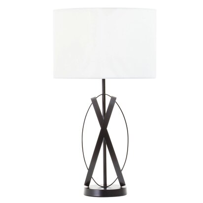 Brielbury Black Cross Table Lamp
