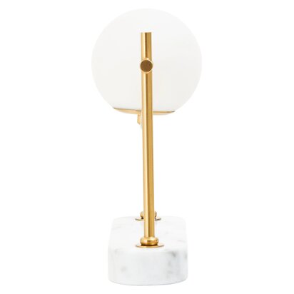 Zalika Marble And Gold Orb Table Lamp