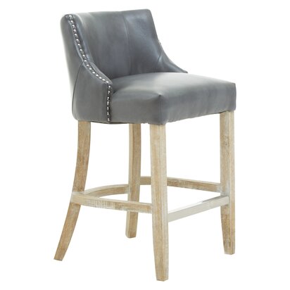 Rosisfield Townhouse Grey Hevea Bar Chair