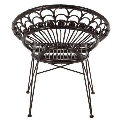 Manado Black Natural Rattan Chair