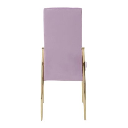 Coriamore Pink Velvet High Back Dining Chair