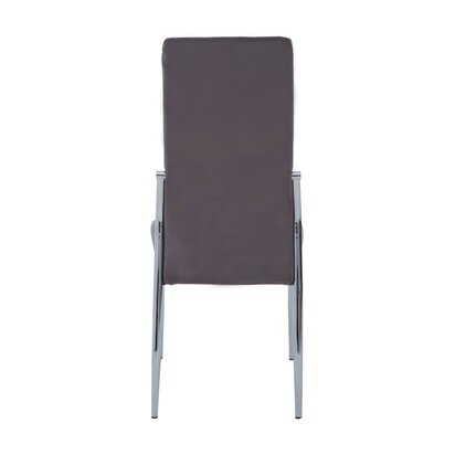 Coriamore Grey Velvet High Back Dining Chair