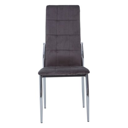 Coriamore Grey Velvet High Back Dining Chair