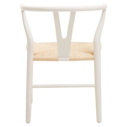 Cleumere Wishbone Antique White Chair