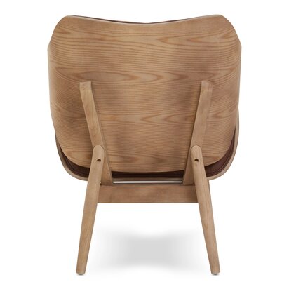 Penincombe Brown Leather Effect Chair