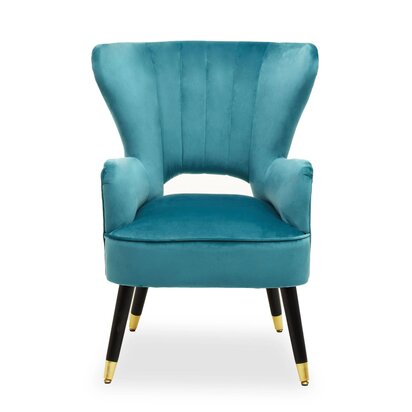 Piaeydale Green Velvet Armchair