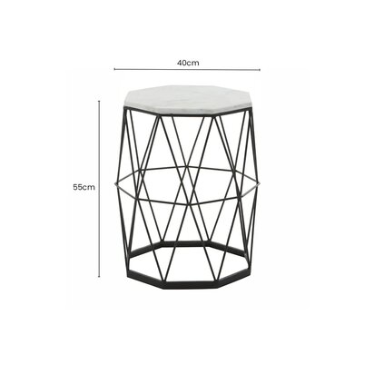 Noreden Side Table With Octagonal Top