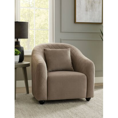 Fifi Grey Velvet Chair