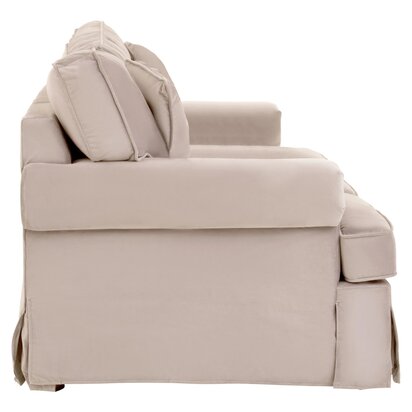Renonelle Two Seat Mink Velvet Sofa