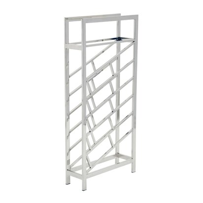 Bringate Silver Floorstanding 24 Bottle Wine Rack