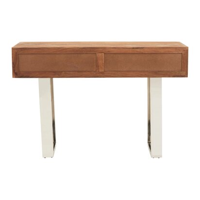 Ivyargate Acacia Wood Two Drawer Console Table