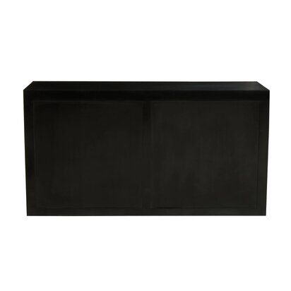 Sarter Seven Drawer Black Mango Wood Chest