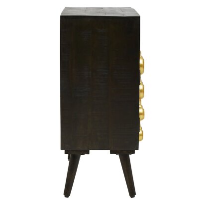 Arti Mango Wood and Brass Effect Two Door Sideboard
