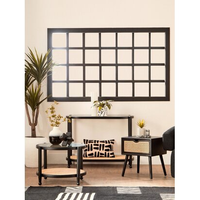 Harowbrok Rattan and Glass Coffee Table