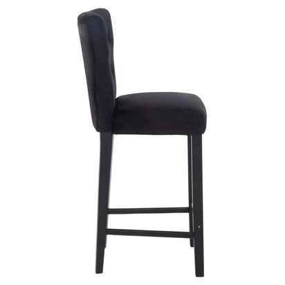 Verumont Black Bar Stool