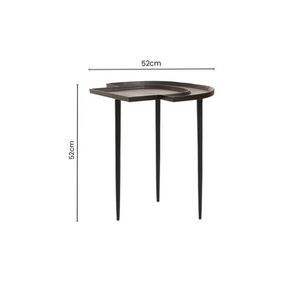 Simbolo Bronze Top Side Table