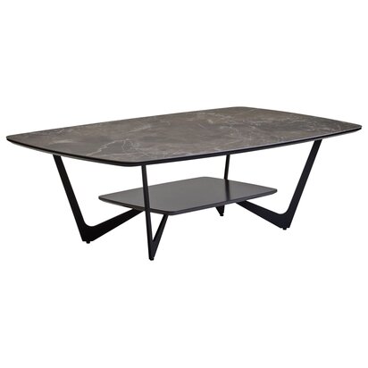 Ivyiagate Grey Ceramic Marble Effect Coffee Table