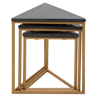 Alemore Nest Of Three Triangular Tables