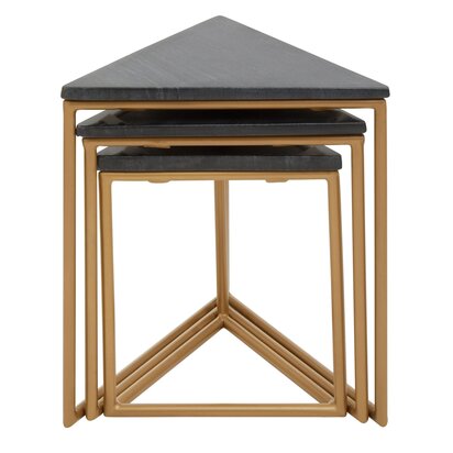 Alemore Nest Of Three Triangular Tables