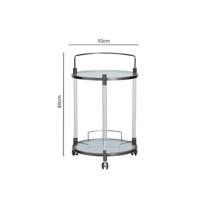 Elewick Round 2 Tier Drinks Trolley