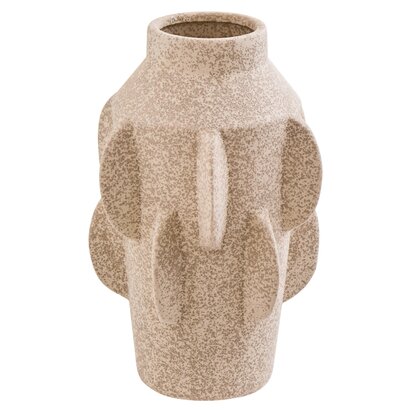 Ariora Cream Textured Stoneware Large Vase