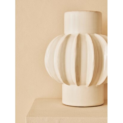 Niabourne Cream Stoneware Bubble Vase